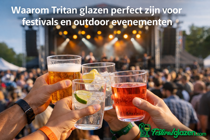 Waarom Tritan glazen perfect zijn voor festivals en outdoor evenementen
