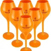 6-delige Set Champagneflutes – Acryl Polycarbonaat, Ideaal voor Buiten