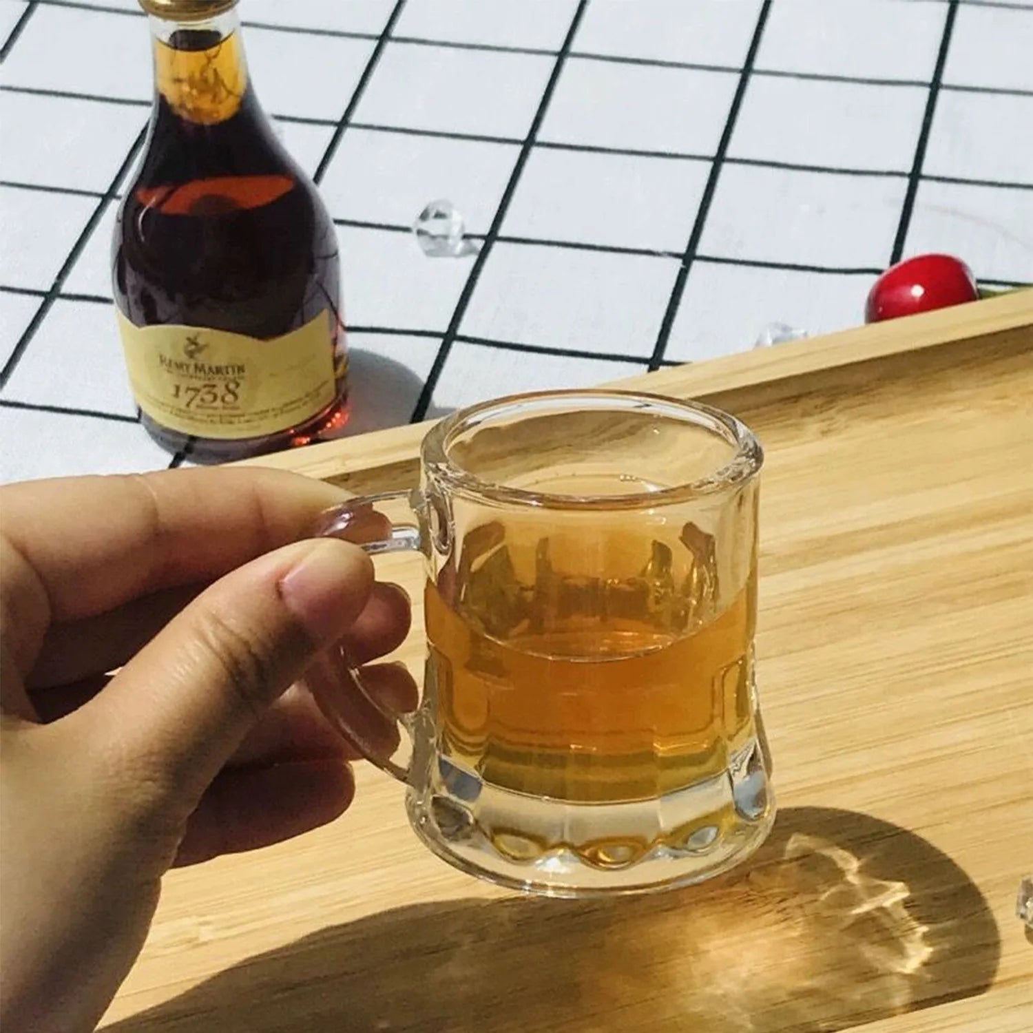 Mini Bierpullen & Shot Glazen – Set van 10 of 12 stuks