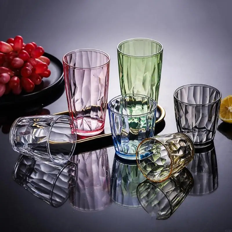 Onbreekbare Acryl Drinkbeker 490ml – Herbruikbaar & Vaatwasmachinebestendig
