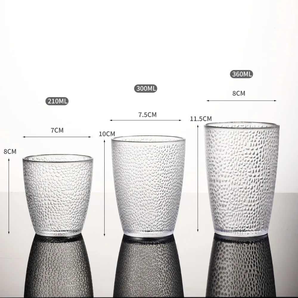 Onbreekbare Acryl Drinkbekers – Stapelbaar, 210/300/360ml