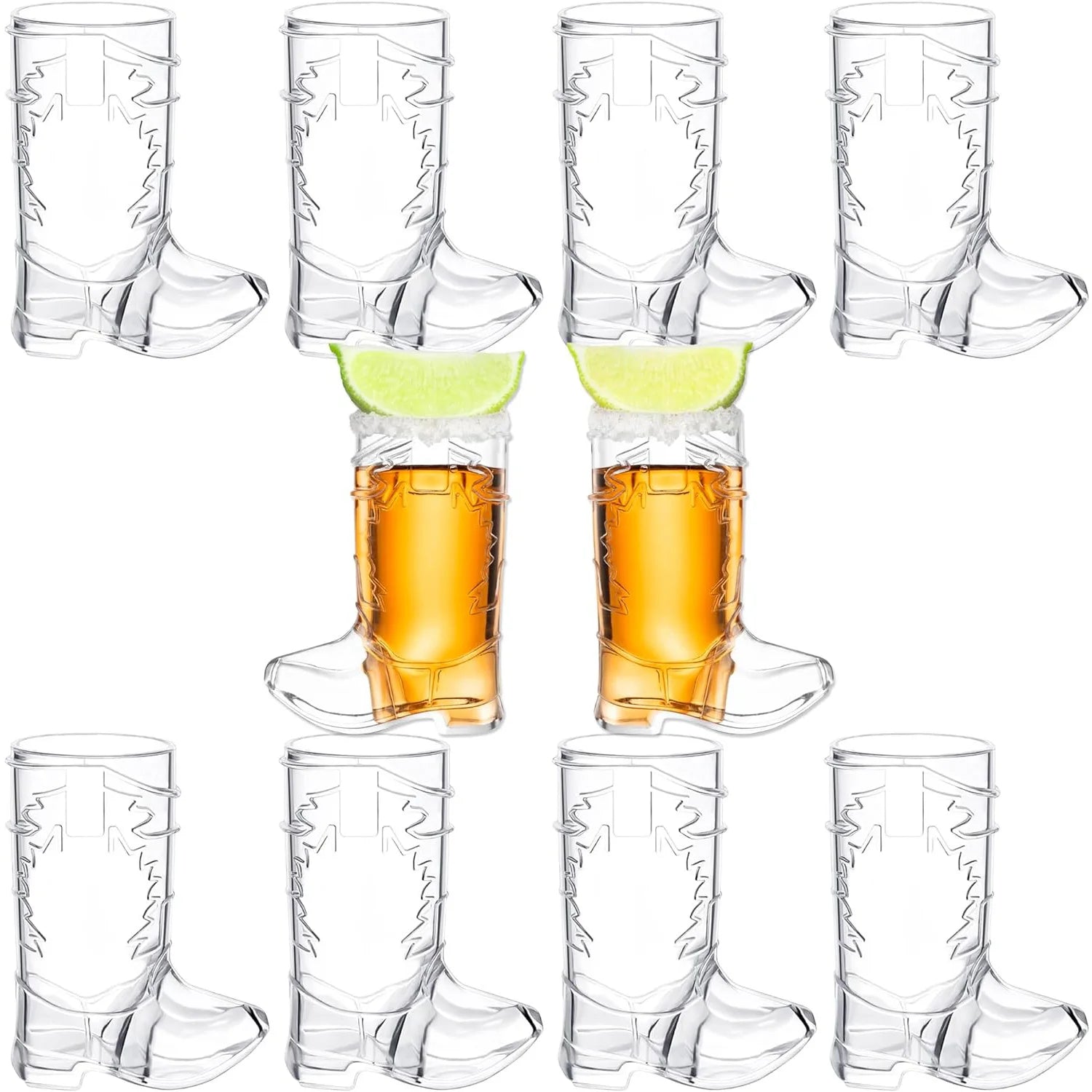 Mini Bierpullen & Shot Glazen – Set van 10 of 12 stuks