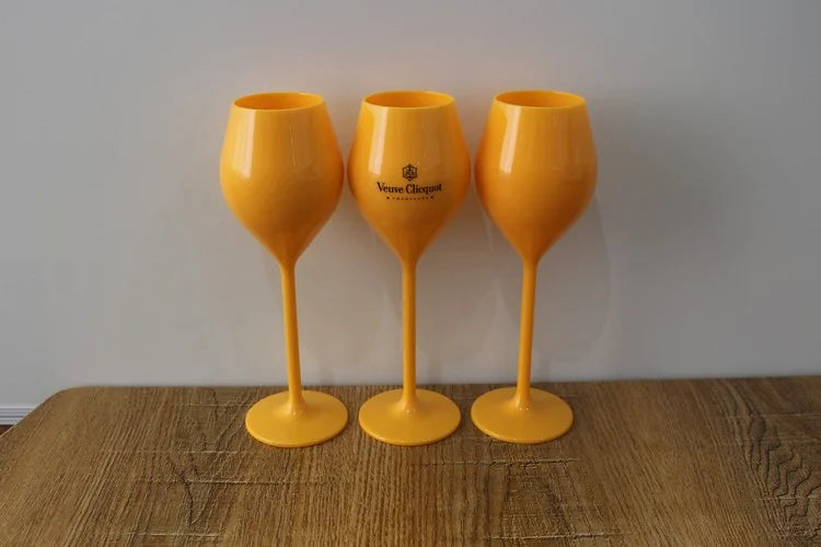 6-delige Set Champagneflutes – Acryl Polycarbonaat, Ideaal voor Buiten