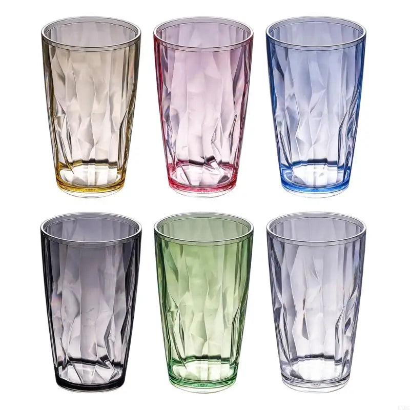 Onbreekbare Acryl Drinkbeker 490ml – Herbruikbaar & Vaatwasmachinebestendig